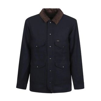 Filson Heren, Jassen, Blauw, Maat: M Katoen