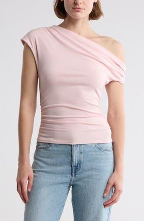 Lush One Shoulder Twist Top in Dusty Pink at Nordstrom Rack, Size X-Small