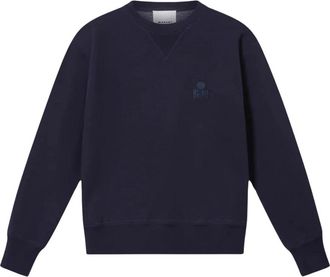 Isabel Marant Mike Sweatshirt - Heren - Sweatshirts - Blauw - S - Katoen - Hoodies & sweatvesten