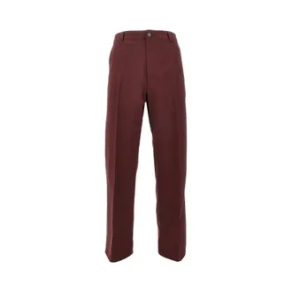 Gucci Gabardine pants with logo embroidery Man 46