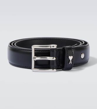 Ami Paris Paris leather belt