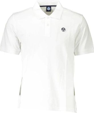 North Sails Polo Shirt met korte mouwen Klassieke pasvorm - Heren - Polos - Wit - 2XL - Katoen - Tops