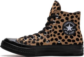 Converse Pony Hair Gold Black White Sneakers - unisex - Sneakers - Bruin - 36 1/2 EU - Schoenen