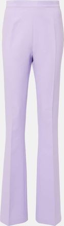 SAFiYAA Alexa high-rise crepe flared pants