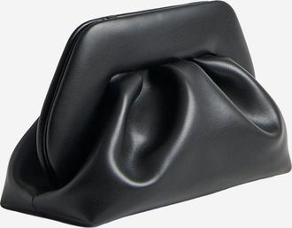 Themoir&egrave; Womens Vegan Fabric Bag Black Shoulder