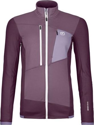 Ortovox Fleece Grid Jacket Fleecejacke für Damen | lila