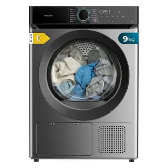 Cecotec Cecotec Secadora Bomba De Calor 9kg Bolero Dresscode Dry 9180 Steel. 650w, Clase E (antigua A++), Bajo Consumo, 15 Programas