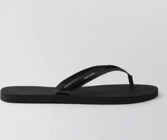 Prada leather flip-flops