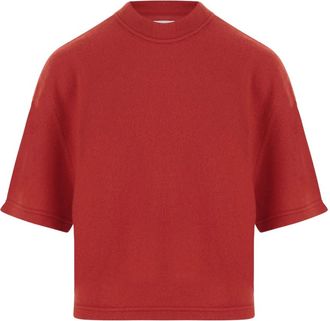 SA SU PHI Cashmere Sweater - Dames - Cashmere truien - Rood - M - Kasjmier - Truien & Vesten
