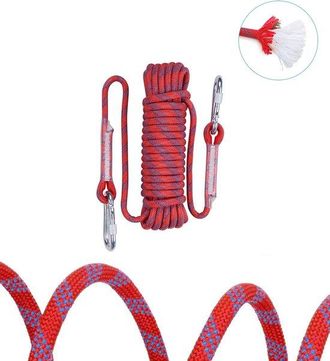 OEM Cuerda El&aacute;stica, Cuerda Universal Resistente Al Desgaste, Cuerda El&aacute;stica Fuerte, Cuerda El&aacute;stica, Pesca, 10 Mm De Grosor, 10 M De Largo, Roja