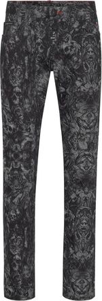 Philipp Plein Heren, Broeken, Zwart, Maat: W29 Katoen