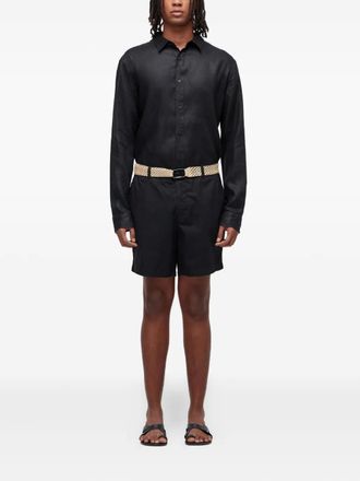 Osklen Raffia gehaakte riem - Beige