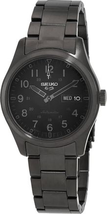 Seiko 5 Automatic Black Dial Mens Watch SRPJ09