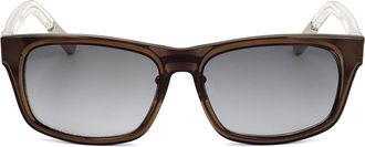 Linda Farrow KRIS VAN ASSCHE KVA43 C3 Mens Sunglasses Black Size 56