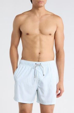 Vintage Summer Swimwear 4-Way Stretch Volley Swim Trunks in Blue at Nordstrom Rack, Size Xx-Large