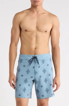 Billabong Good Times Pro Board Shorts in Blue Fog at Nordstrom, Size 31