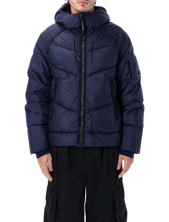 C.P. Company Quilted Down Shield Puffer Hoodie
