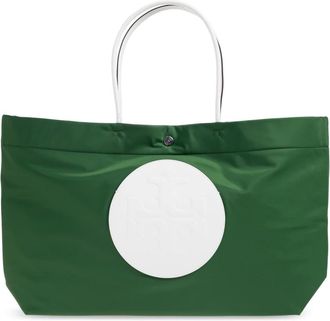 Tory Burch Tory Burch, Tote Bags, female, Green, Size: ONE SIZE Ella Shopper Bag