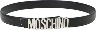 Moschino Metal Letter Belt