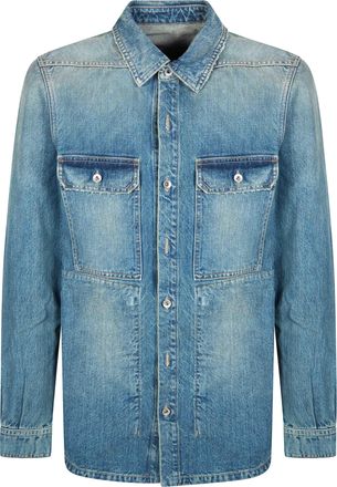 Rick Owens Outershirt Vintage Wash Classic Button Denim Jacket
