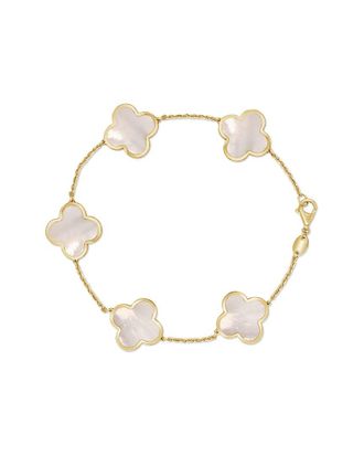 Italian Gold, Inc 14K Mother Of Pearl Stackable Bracelet