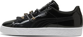Puma Sneakers Suede Bloom Patent da donna, Scarpe, Nero, 35.5