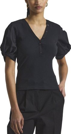 Derek Lam Fallon Mixed Media Tee