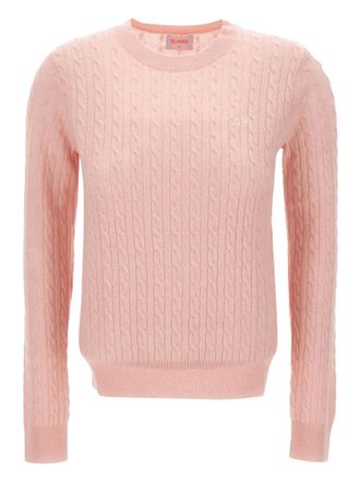 Sun 68 cable-knit sweater - Pink