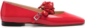 Mach & Mach Puffy Heart Ballet Flats