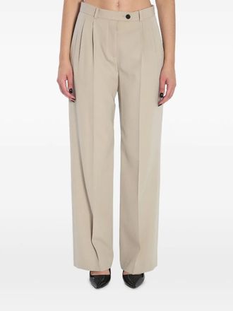 The Row Virgil pleated trousers - Neutrals