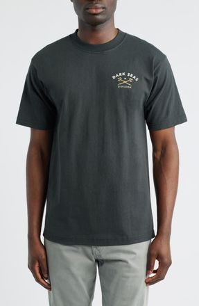 Dark Seas Headmaster V3 Heavyweight Jersey Graphic T-Shirt in Vintage Black at Nordstrom, Size Xx-Large