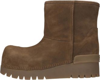 Ash queens-calf-suedefake-furlandeggnug-AI26 - Dames - Enkellaarsjes - Bruin - 39 EU - Su&egrave;de - Schoenen