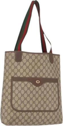 Gucci Pre-owned Tote Bags, female, Beige, Size: ONE SIZE Pre-owned Tote Bag