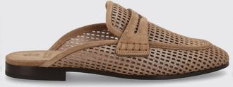 Brunello Cucinelli Mules in camoscio traforato