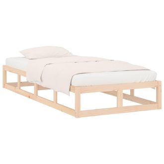 vidaXL Estructura De Cama De Madera Maciza 90x200 Cm Vidaxl