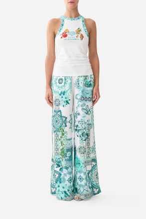 Camilla Jersey Tank Top In Balearic Beb&eacute;