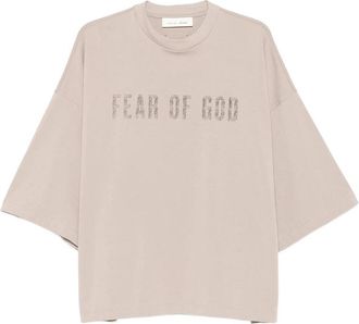 Fear of God Logo-print Drop-shoulder T-shirt