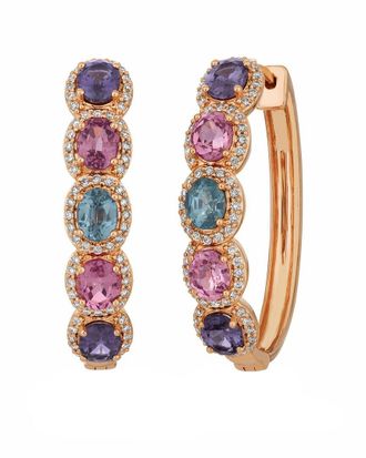 Le Vian 14K Strawberry Gold 1.59 Ct. Tw. Diamond & Ruby Earrings