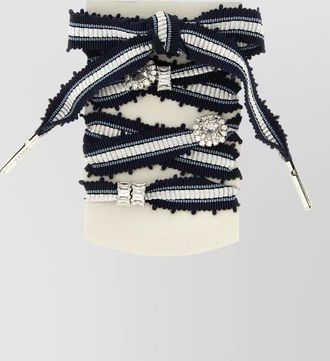 Golden Goose vintage style shoelace bracelet metal detail