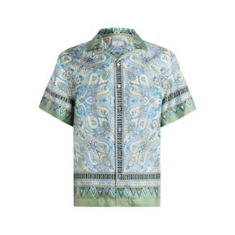 Etro Etro, Short Sleeve Shirts, male, Multicolor, Size: L Short Sleeve Shirt