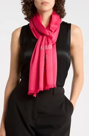 Karl Lagerfeld Krystal Sunglasses Pashmina in Teaberry at Nordstrom Rack