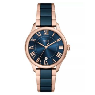 Fossil Womens Gilmore Blue Dial Watch