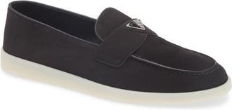Prada St. Tropez Loafer in Nero at Nordstrom, Size 10.5Us