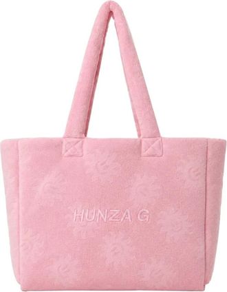 Hunza G Tassen, Dames, Roze, ONE Size, Sunny Beach Bag