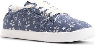 Roxy Mauka Sneaker in Blue Indigo at Nordstrom, Size 7.5