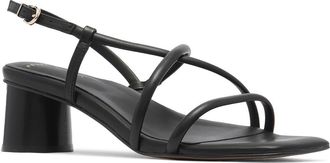 FRANKiE4 Lottie Block Heel Sandal in Black at Nordstrom, Size 9.5