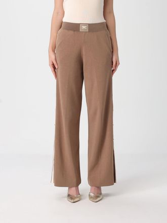 Elisabetta Franchi Pantaloni palazzo Elisabetta Franchi in maglia di viscosa
