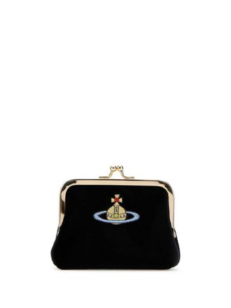 Vivienne Westwood Orb-embroidered wallet - women - RDS Product Name: BLACK ORCHID EDP Division: TF (TOM FORD BEAUTY) ALCOHOL DENAT. - One Size
