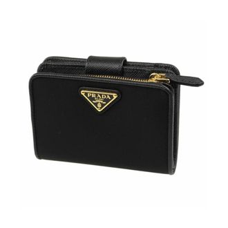 Prada Nylon and Leather French Wallet