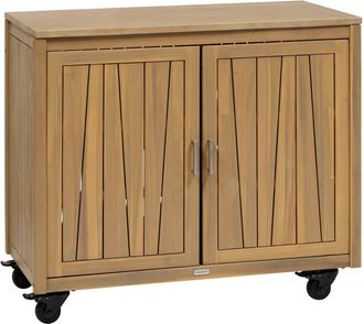 Hesperide Mueble De Cocina De Verano Lodgia 2 Puertas 50x100cm Madera De Acacia - Hesp&eacute;ride
